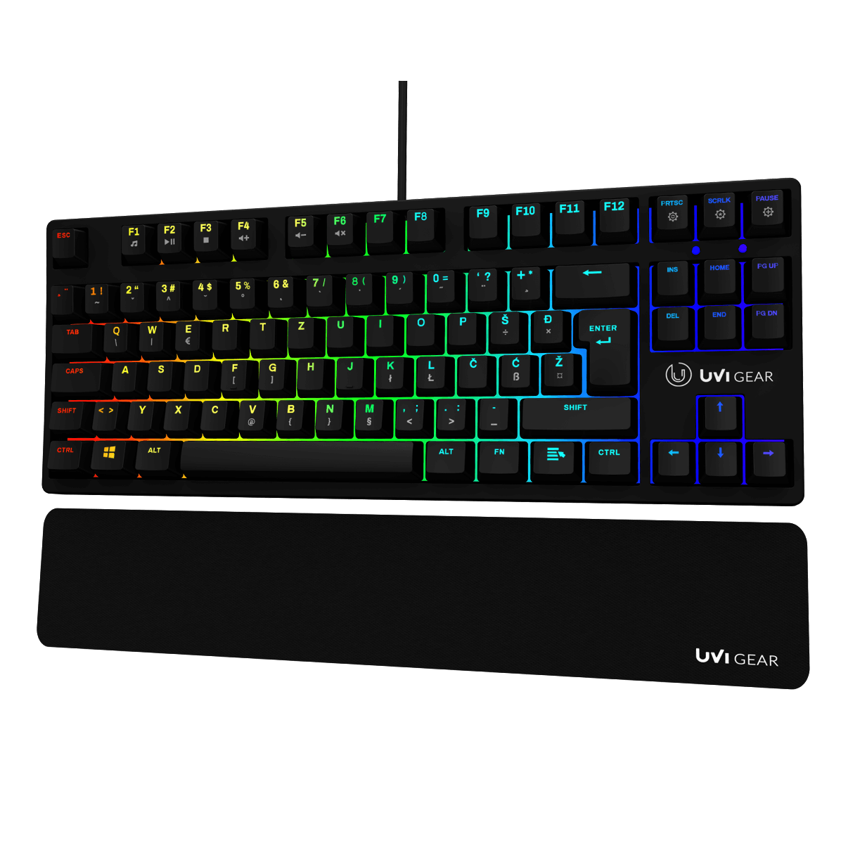 UVI Pride Mini RGB gaming keyboard
