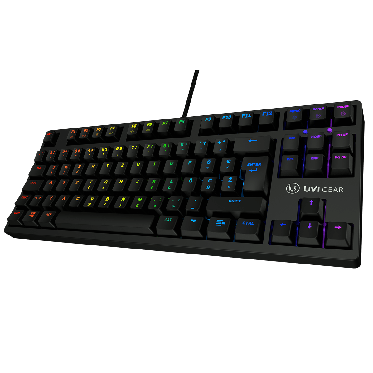 UVI Pride Mini RGB gaming keyboard