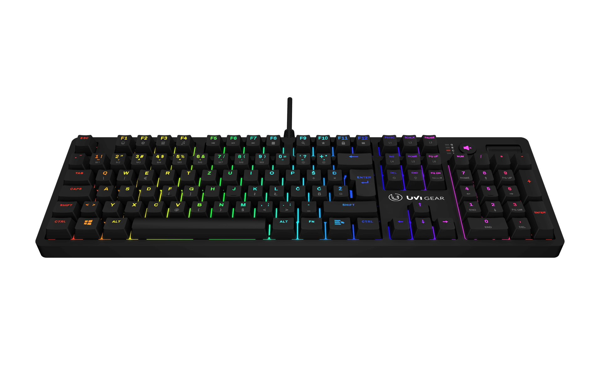 UVI Pride RGB gaming Mechanical keyboard