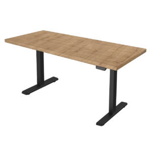 Sit Stand Desk for office LITE V2 Chalet Oak