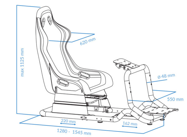 UVI Racing Seat PRO - Fully customizable racing simulation chair!