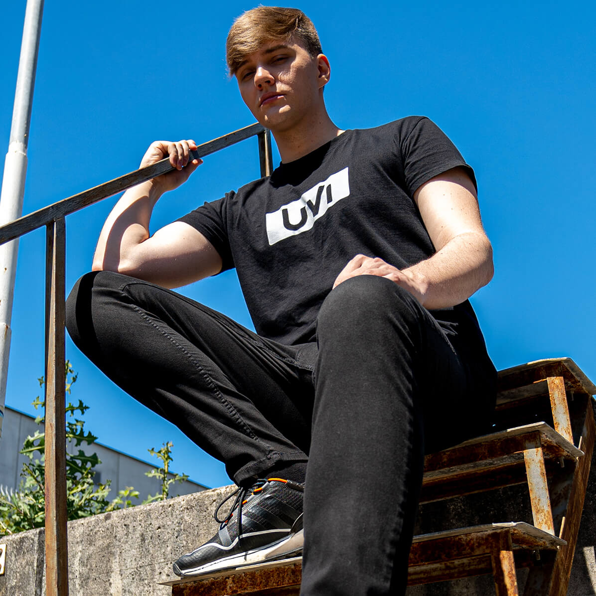 UVI Black T Shirt